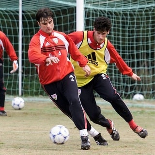 Alexander Blessin einst im VfB-Trainingslager in Portugal