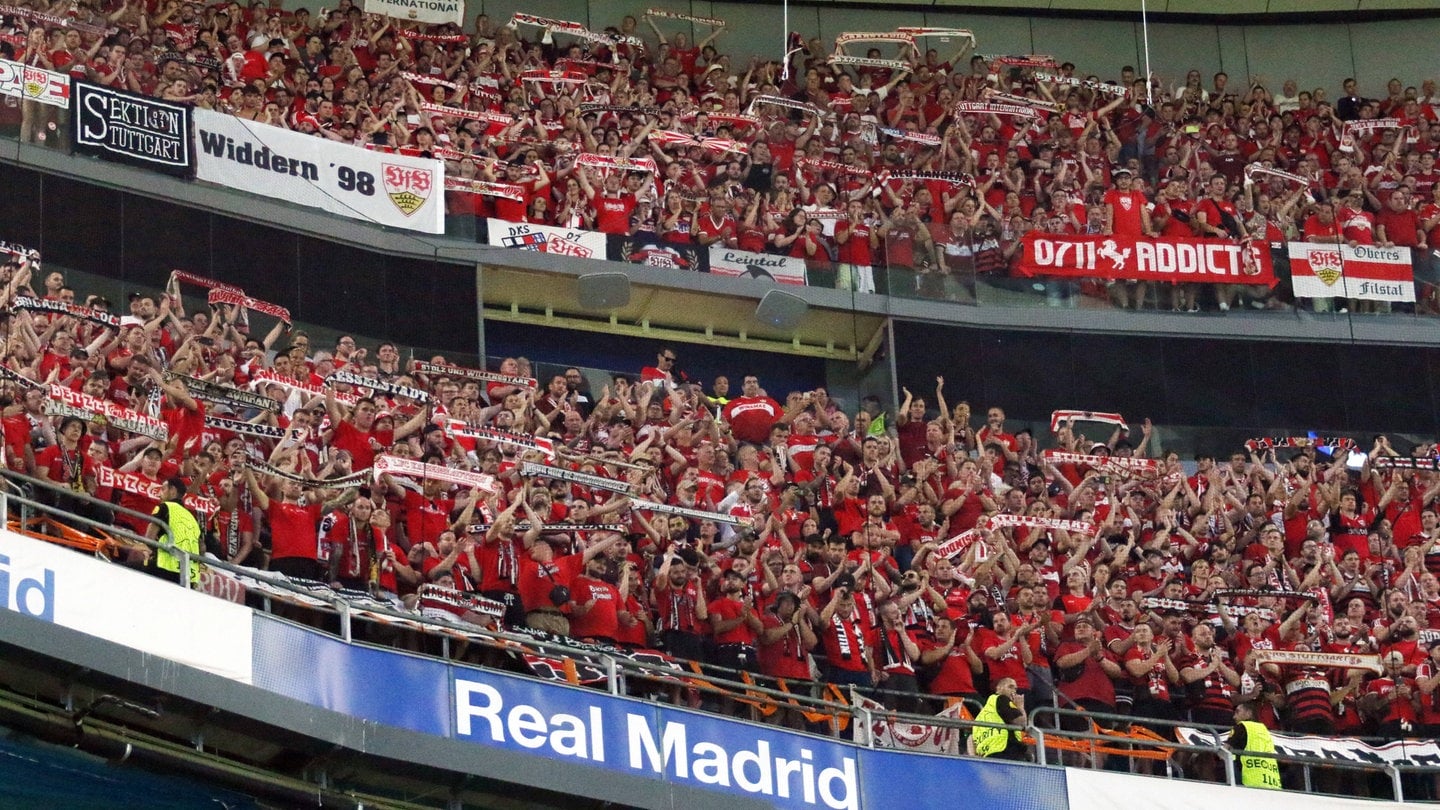 VfB Fans in Madrid