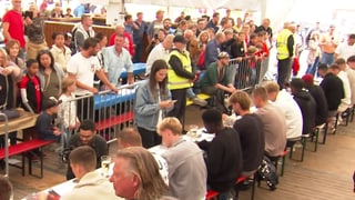 FCK-Profis auf dem Wurstmarkt