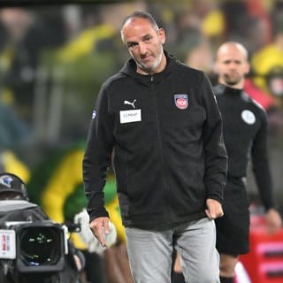 Heidenheim-Trainer Frank Schmidt bei Borussia Dortmund