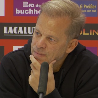 Markus Anfang (Trainer 1. FC Kaiserslautern) auf PK vor dem Spiel gegen Paderborn