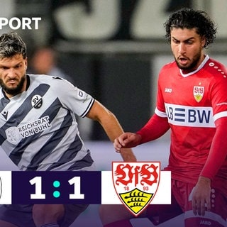 Spielszene SV Sandhausen - VfB Stuttgart II