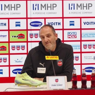 Frank Schmidt vor dem Spiel gegen den VfL Wolfsburg