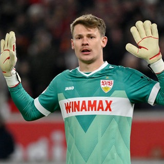 Alexander Nübel (VfB Stuttgart) im Spiel gegen Union Berlin