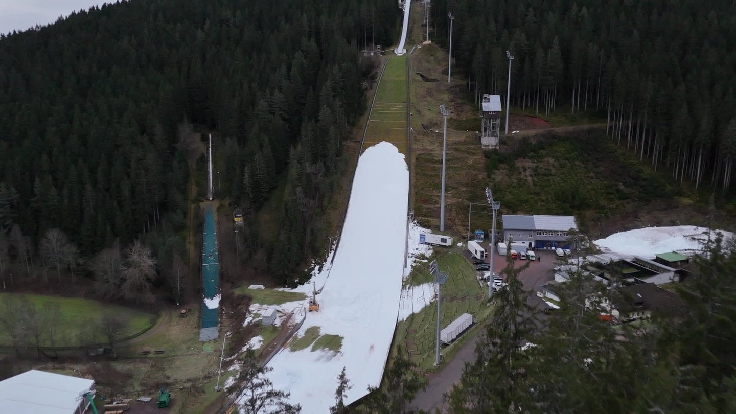 Skisprung-Schanze in Titisee-Neustadt