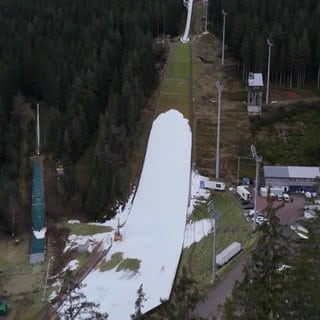 Skisprung-Schanze in Titisee-Neustadt