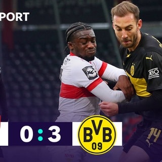 Spielszene VfB Stuttgart II - Borussia Dortmund II