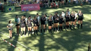 Die deutsche Faustball-Nationalmannschaft bei der Weltmeisterschaft 2024 in Argentinien