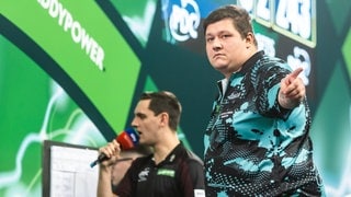 Dartsspieler Kai Gotthardt im Ally Pally