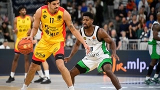 Basketball: Spielszene zwischen Heidelberg und Chemnitz