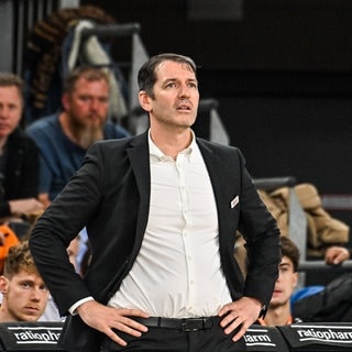 Enttäuschung bei Ty Harrelson. Gegen Bamberg und den ehemaligen Ulmer Meistertrainer Gavel musste das ratiopharm Team im Pokalfight seine erste Niederlage hinnehmen.