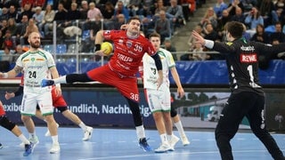 Spielszene Handball Bundesliga - Bietigheim gegen Leipzig