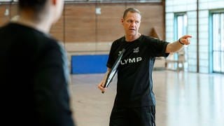 Jakob Vestergaard startet mit seinem ersten Training als neuer Trainer der Bietigheimer Handballerinnen.