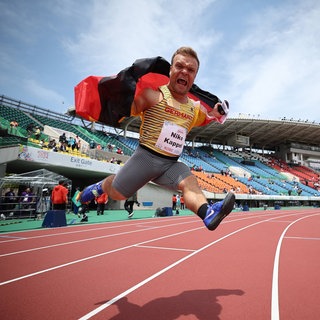 Niko Kappeel hat bei der Para-WM in Kobe Gold gewonnen.