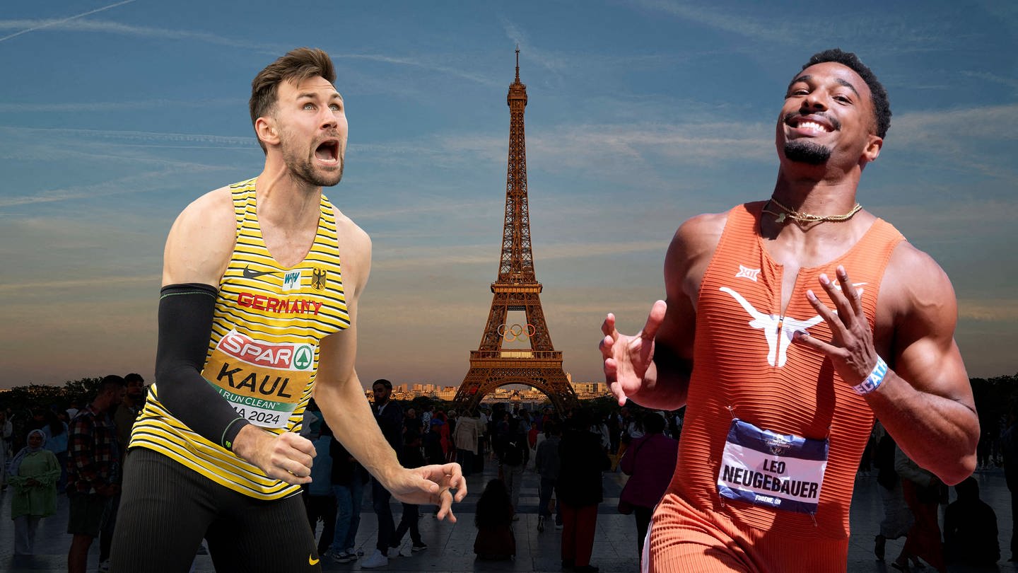 Die beiden Zehnkämpfer Niklas Kaul und Leo Neugebauer zählen bei Olympia 2024 in Paris zu den Medaillenkandidaten.