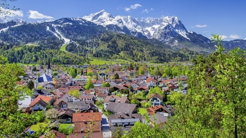 Die Strecke führt einmal rund um die Zugspitze.