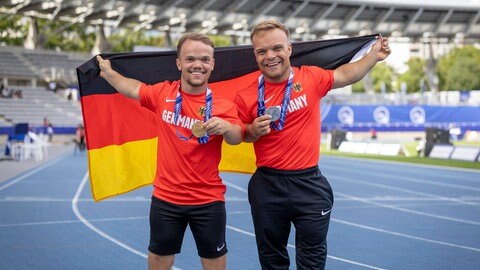 Yannis Fischer (l.) und Niko Kappel (r.) bei der WM 2023 in Paris