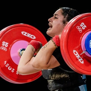 Yekta Jamali bei den Olympischen Spielen in Paris.