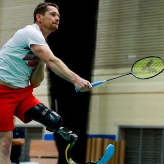 Wojtek Czyz bei den "Oceania Para Badminton Championships 2023"