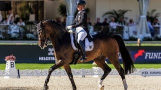 Isabell Werth bei Dressur-Europameisterschafen in Riesenbeck