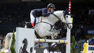 Olympiasieger Michael Jung bei den Stuttgart German Masters in der Hanns-Martin-Schleyer-Halle.