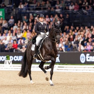 Isabell Werth bei den German Masters in Stuttgart.