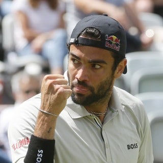 Matteo Berrettini bei den Boss Open in Stuttgart