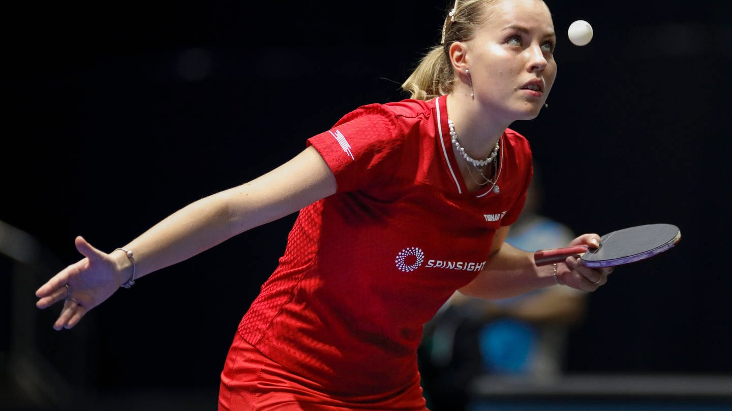 Tischtennisspielerin Annett Kaufmann holt sich den deutschen Meistertitel 2014 im Einzel