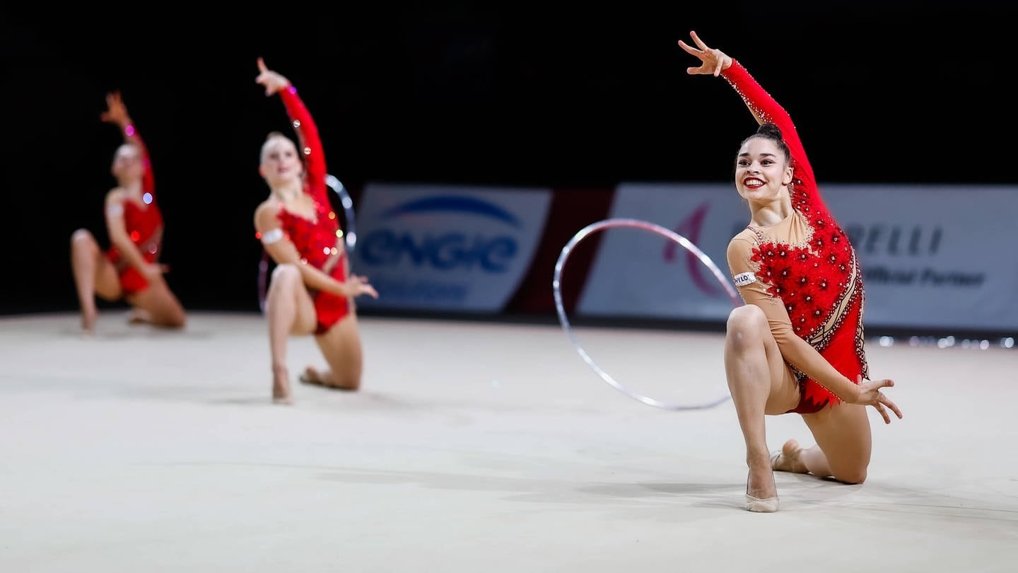 Hannah Vester ist Rhythmische Sportgymnastik und freut sich auf die Olympischen Spiele in Paris.