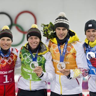 Deutsche Biathlon Staffel 2014 