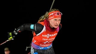 Biathlon-Toptalent Julia Tannheimer überzeugt beim Weltcup in Kontiolahti. 