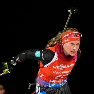 Biathlon-Toptalent Julia Tannheimer überzeugt beim Weltcup in Kontiolahti. 