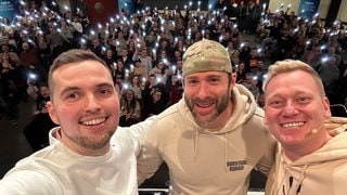 Knossi und Otto Bulletproof mit 1 auf die Ohren beim SWR Podcastfestival 2024 in Mannheim