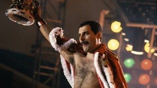 Freddie Mercury von Queen 1980 - Queen ist auch 2024 die Siegerin der SWR1 Hitparade