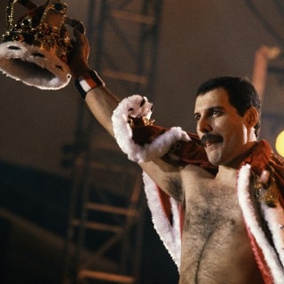 Freddie Mercury von Queen 1980 - Queen ist auch 2024 die Siegerin der SWR1 Hitparade