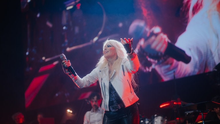 Doro Pesch beim Finale der SWR1 Hitparade 2024