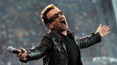 Bono aus der Band U2