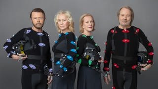 Björn Ulvaeus, Agnetha Fältskog, Benny Andersson und Anni-Frid Lyngstad von ABBA.