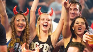 Fans bei einem ACDC-Konzert