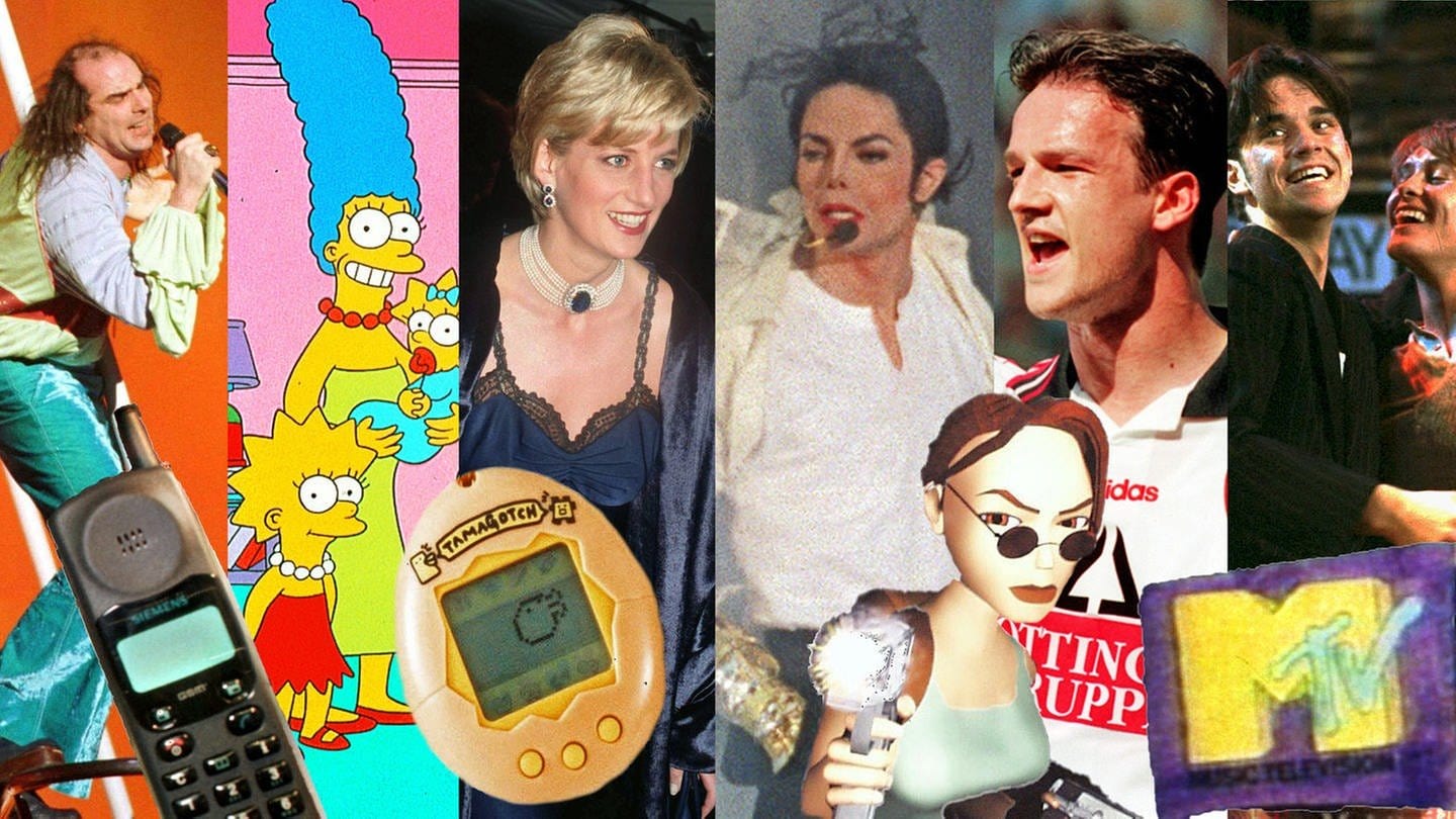 Die 90er - Guildo Horn, die Simpsons, Lady Di, Michael Jackson, Fredi Bobic, Take That. Das SWR1 Quiz: Was wissen Sie noch aus den 90ern?