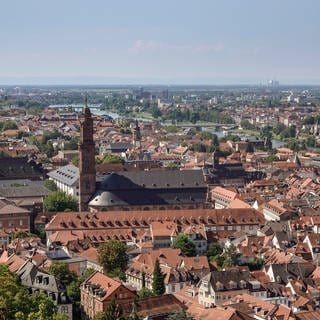 Stadtpanorama Heidelberg Altstadt