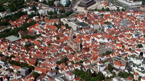 Luftaufnahme von Reutlingen