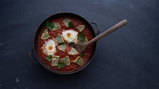 Schwäbische Shakshuka mit Maultaschen