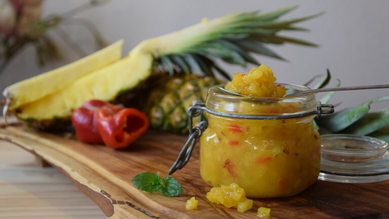 Resteverwertung: Ananas Chutney aus dem Ananasstrunk - SWR1 BW - SWR1