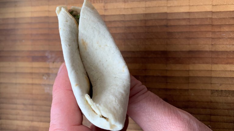 Taco falten Schritt 4