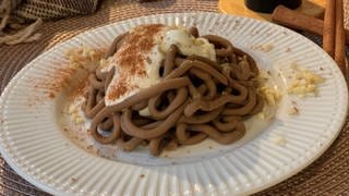 Maronen-Spaghetti als süßes Dessert: Unser SWR1 Pfännle-Rezept
