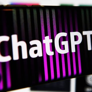 Schriftzug Chat GPT chatbot by OpenAI