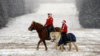 Weihnachts-Reiter am Erbeskopf