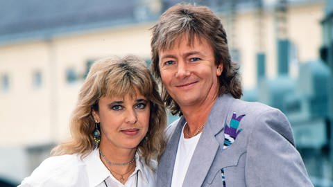 Suzie Quatro und Chris Norman 1992 in München. Die beiden sangen 1978 die Original-Version von "Stumblin' In"