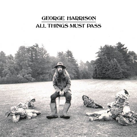 Das Albumcover zum Album "All Things Must Pass" von George Harrison.
